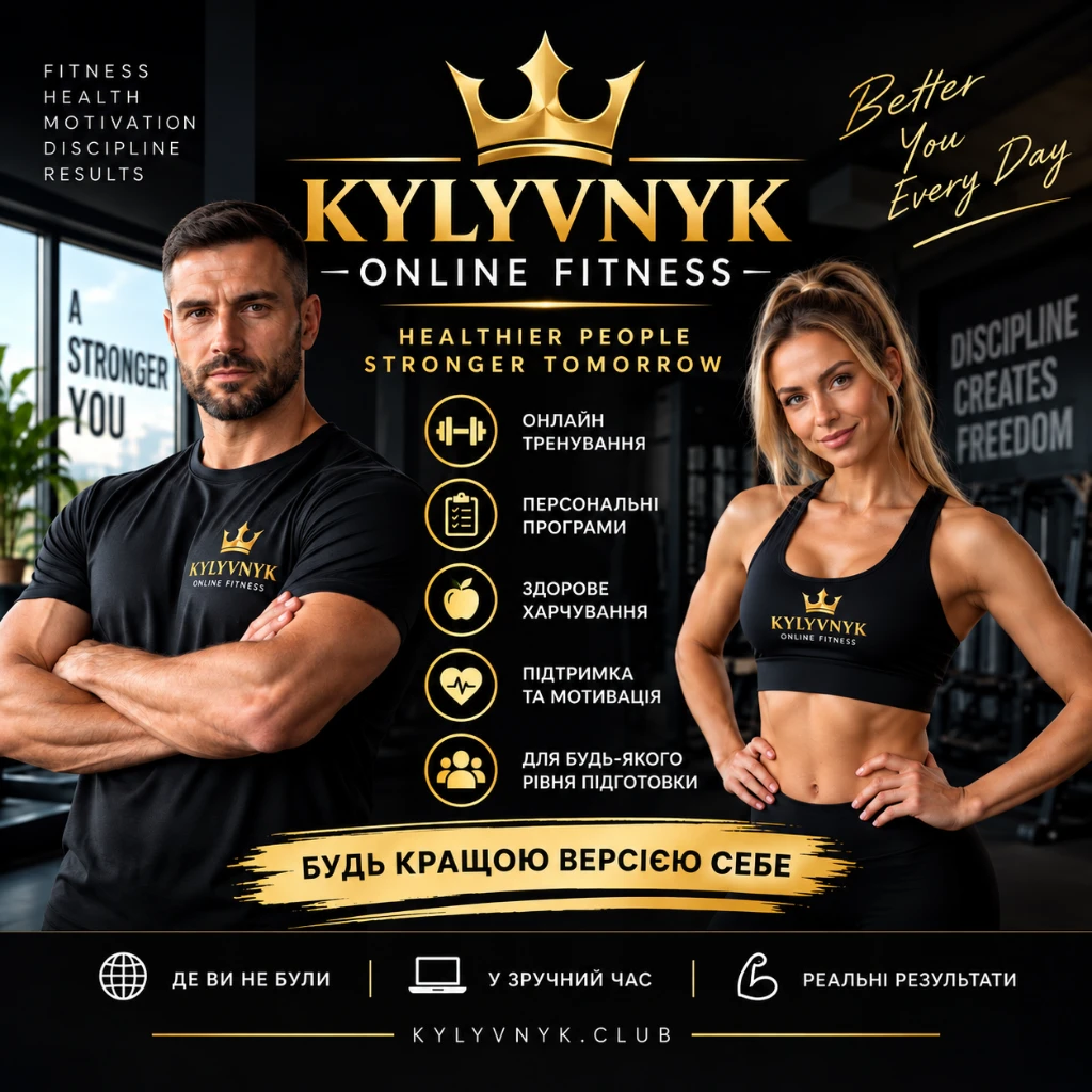 KYLYVNYK ONLINE FITNESS  logo